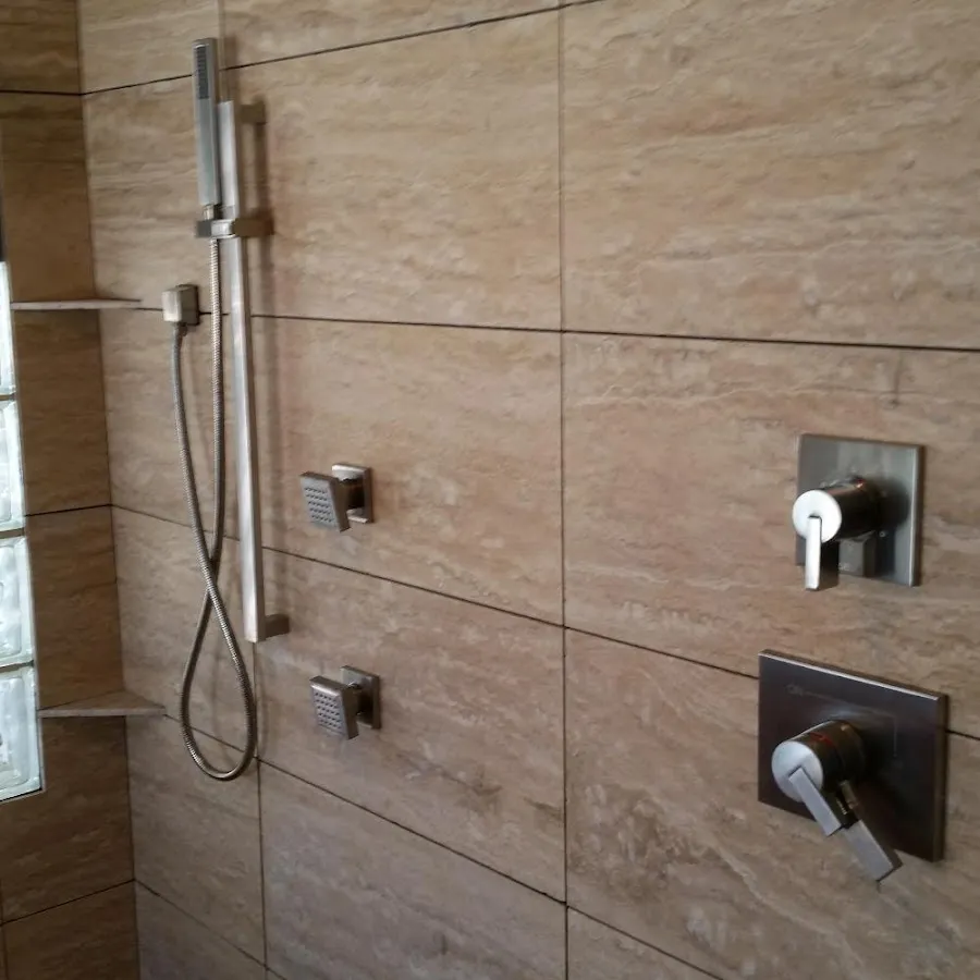 Shower fixture installation for Water Heater Replacement in King